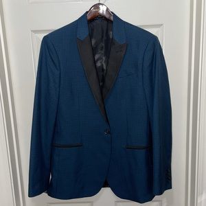 J. Ferrar checkered evening jacket